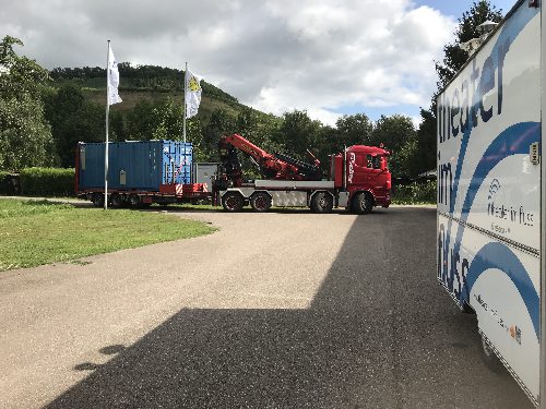 Titelbild Container stellen